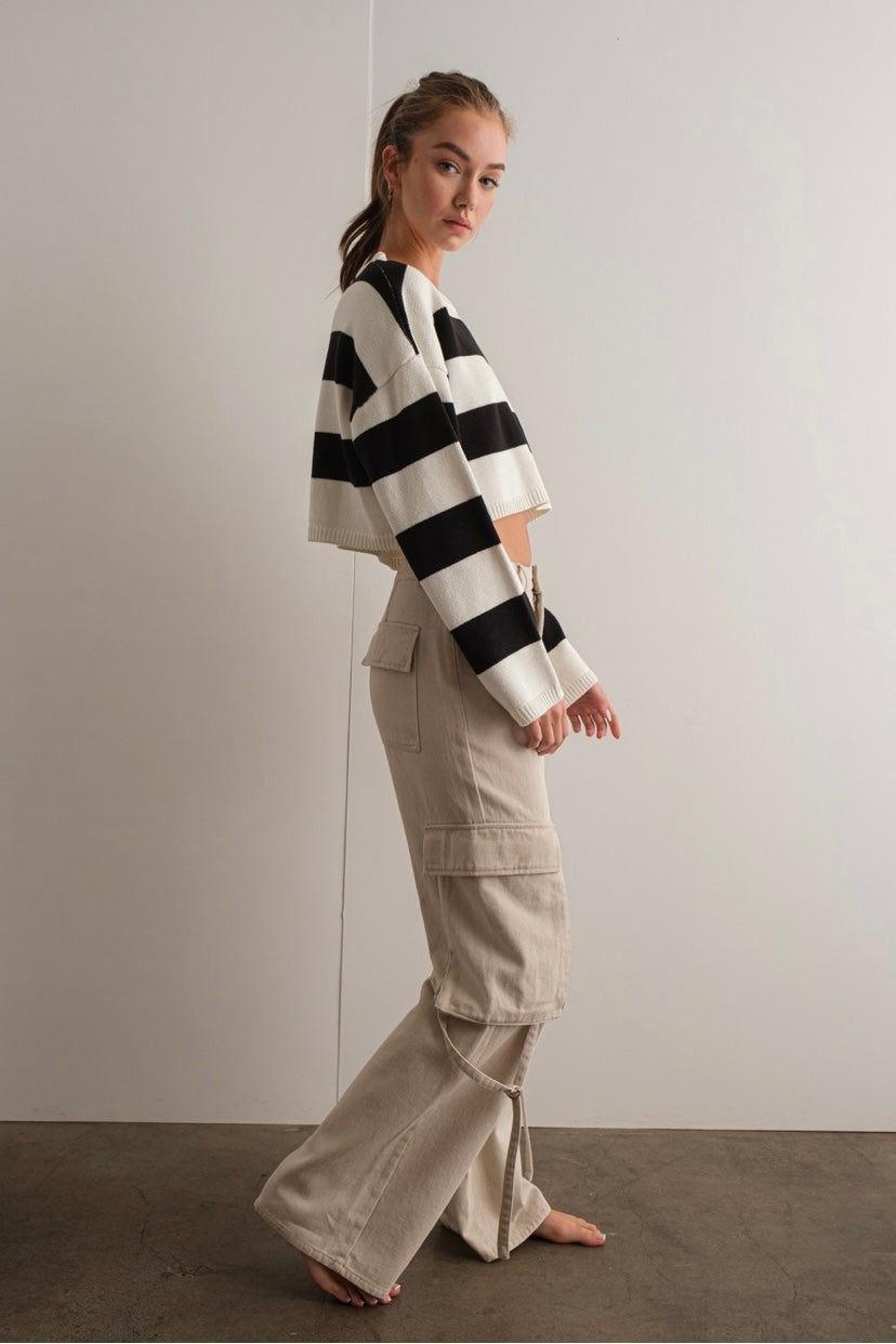 Norah Knit Crop Sweater